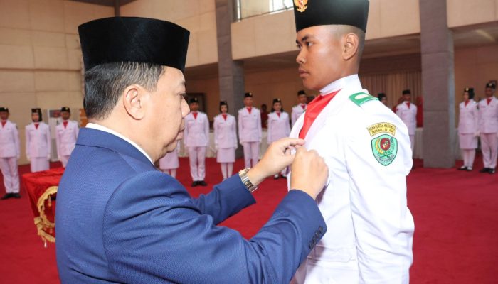 Kukuhkan 68 Paskibra, Wabup Tapsel: Hayati Tugas Sebagai Wujud Patriotis