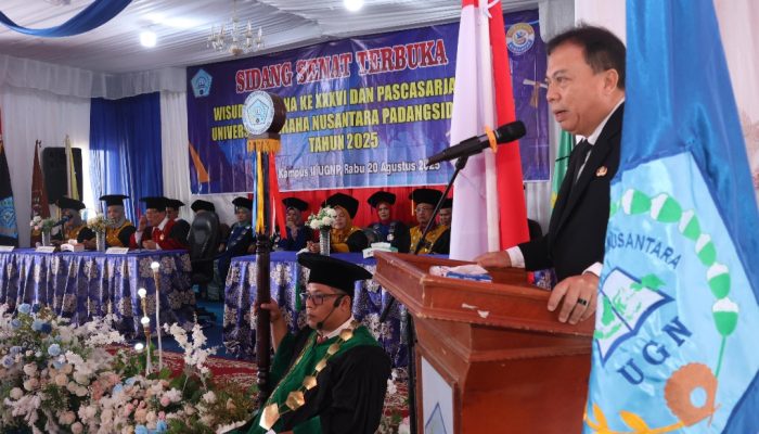 Wakil Bupati Tapsel Tekankan Lulusan UGNP Berkontribusi Bangun Daerah