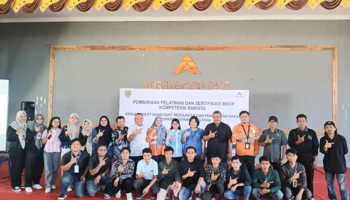 Kerjasama dengan BLK dan Pemkab Tapsel, PTAR Gelar Pelatihan Barista Kopi