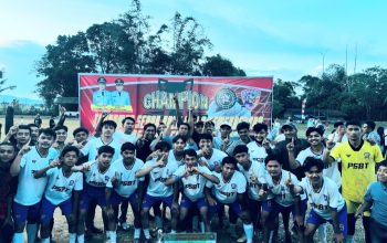 Tim PSBT Pasar Sipirok berhasil pulang meraih juara dalam Turnamen Sepakbola Padang Bujur Cup 2025