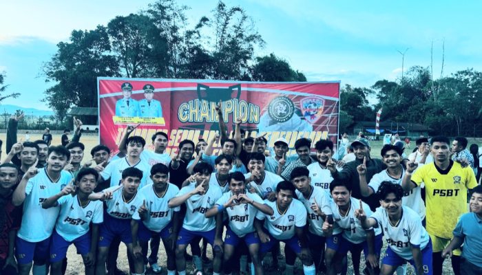 Final Sengit, PSBT Pasar Sipirok Raih Juara di Padang Bujur Cup 2025