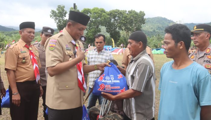 Tutup Perkemahan Saka Bhayangkara, Kapolres Tapsel: Pramuka Harus Jadi Teladan