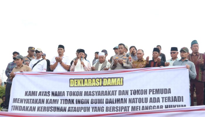 Deklarasi Damai Tapsel: Jaga Persatuan dan Kondusifitas Daerah