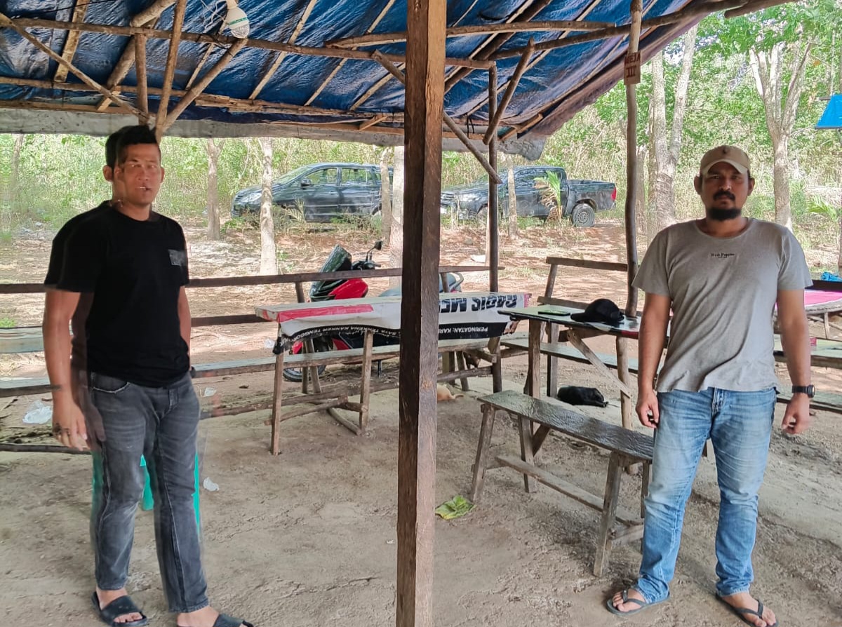 Tim Opsnal Sat Reskrim Polres Tapsel menyisir salah satu lokasi yang menurut informasi diduga menjadi tempat permainan judi jenis tembak ikan yang terlihat dalam suasana sepi tanpa aktivitas apapun