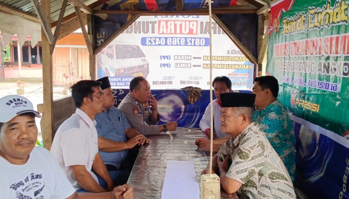 Polsek Batang Angkola Gelar Jumat Curhat Bersama Para Kades Angkola Selatan