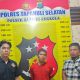 Personel Polsek Batang Angkola menerima seorang pemuda yang diduga melakukan pencurian hasil kebun dan sempat mengancam pemiliknya berinisial, TSS usai diamankan warga