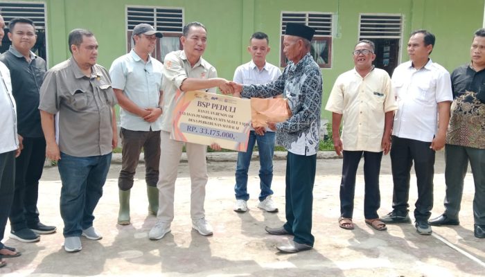 ‘BSP Peduli’, PT BSP Tbk Renovasi Sekolah dan Beri Beasiswa di Batubara