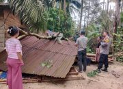 Rumah Warga Tertimpa Pohon, Kapolsek Batang Toru Ungkapkan Rasa Prihatin