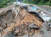 Hujan Deras Picu Longsor di Sipirok, Polres Tapsel Imbau Hindari Jalur Batu Jomba