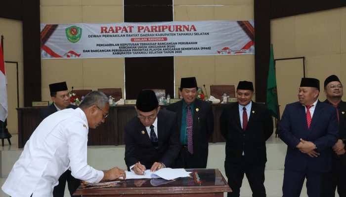 Perubahan KUA-PPAS 2025 di Tapsel Disepakati, Camat Diminta Pro Aktif