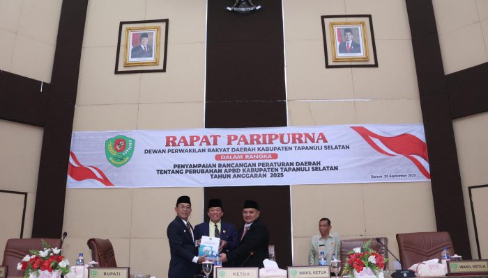 Perubahan APBD Tapsel 2025, Bupati: Fokus ke Pendidikan dan Kesehatan