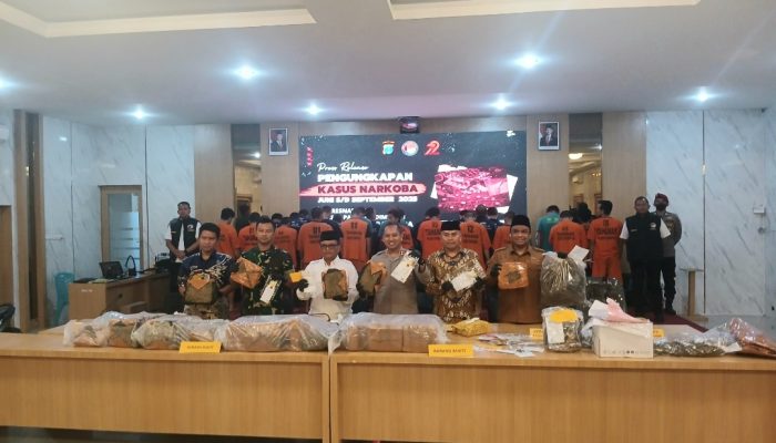 Tempo 4 Bulan, Mulai dari Pengedar, Kurir, hingga Bandar Narkoba ‘Disikat’ Polres Padangsidimpuan: Total 53 Tersangka