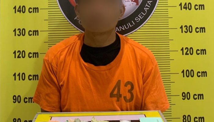 Beli Sabu Rp2,5 Juta untuk Diecer, Pria Asal Paluta Diringkus Polres Tapsel