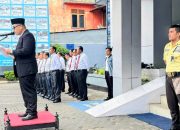 Pimca BRI Padangsidimpuan, Teuku Zulham, saat bertindak sebagai Inspektur Upacara bendera dalam rangka memperingati Hari Kesaktian Pancasila yang jatuh pada 1 Oktober 2025
