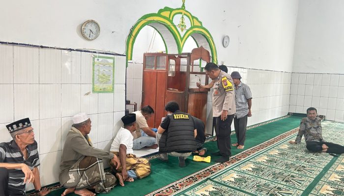 Respons Cepat Polri, Cek TKP Kasus Pencurian di Masjid Al Falah di Sipirok