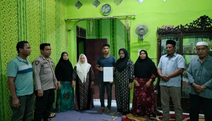 Polsek Padang Bolak Mediasi Kasus KDRT di Portibi, Pasutri Sepakat Damai