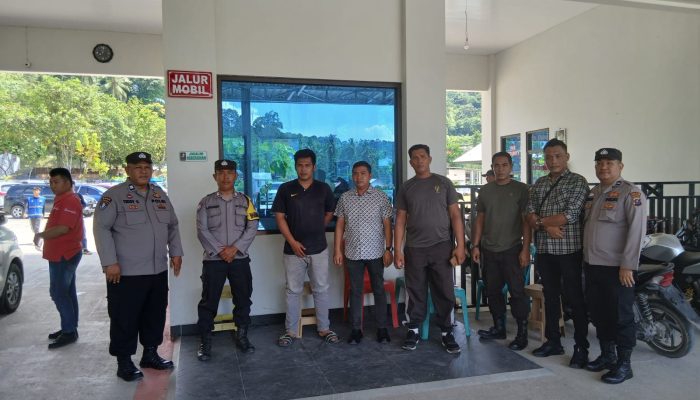 Libur Akhir Pekan, Polsek Batang Angkola Pengamanan di Aek Sijorni