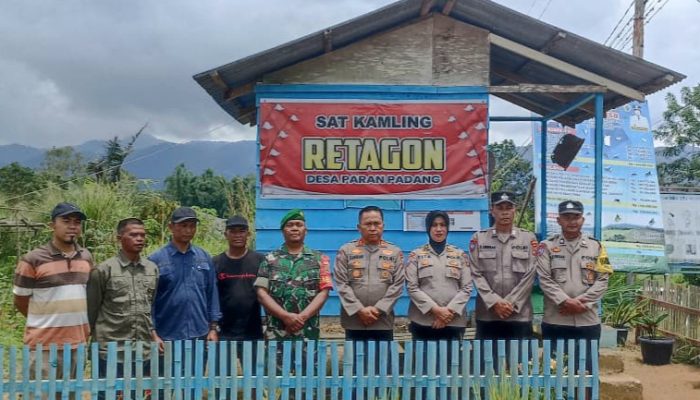 Polda Sumut Supervisi di Sipirok, Satkamling Retagon Jadi Contoh Keamanan Mandiri