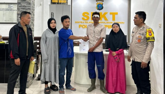 Polsek Sipirok Sukses Mediasi Kasus Penganiayaan Antar Warga hingga Damai