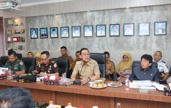 Bupati Tapsel, Gus Irawan Pasaribu, memimpin rapat koordinasi penting bersama Forkopimda dan manajemen PT NSHE guna membahas perkembangan terkini proyek PLTA Batang Toru dan persiapan menuju tahap operasional