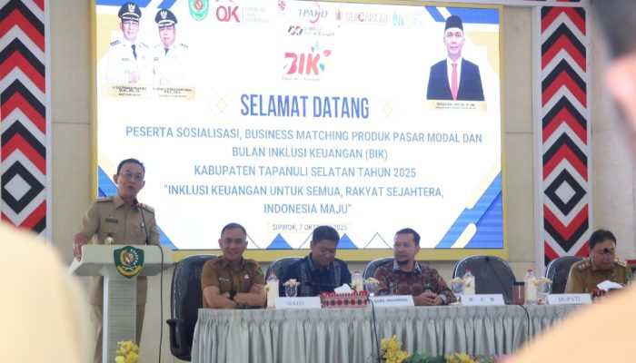 Pemkab Tapsel Perkuat Literasi dan Inklusi Keuangan, Dorong Masyarakat Cerdas Finansial