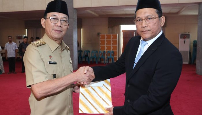 Pelantikan Pimpinan Baznas Tapsel, Bupati Dorong Pengelolaan Zakat ke Sektor Produktif