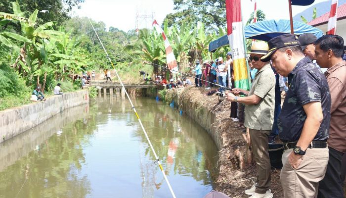 Lewat Lomba Mancing HUT Tapsel ke-75, Gus Irawan Ajak Tingkatkan Produksi Ikan Lokal