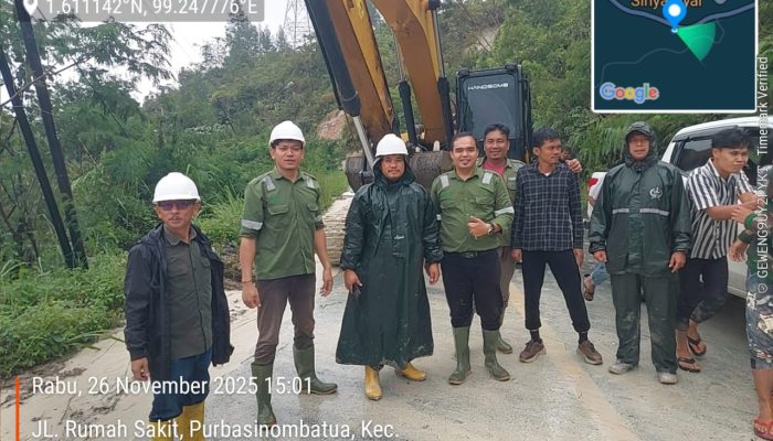 TPL Bergerak Cepat Tangani Dampak Banjir dan Longsor di Tapsel