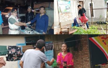 Ketua PAC Partai Gerindra Sayur Matinggi Sukardi Pulungan, menyerahkan bantuan uang tunai ke Posko penampungan korban banjir serta Pengurus DPC menyalurkan makanan siap santao ke masyarakat terdampak musibah bencana alam tersebut