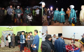 Bupati Tapsel Gus Irawan Pasaribu, bersama Wakil Bupati Jafar Syahbuddin Ritonga, memantau langsung penanganan bencana di Kecamatan Sipirok