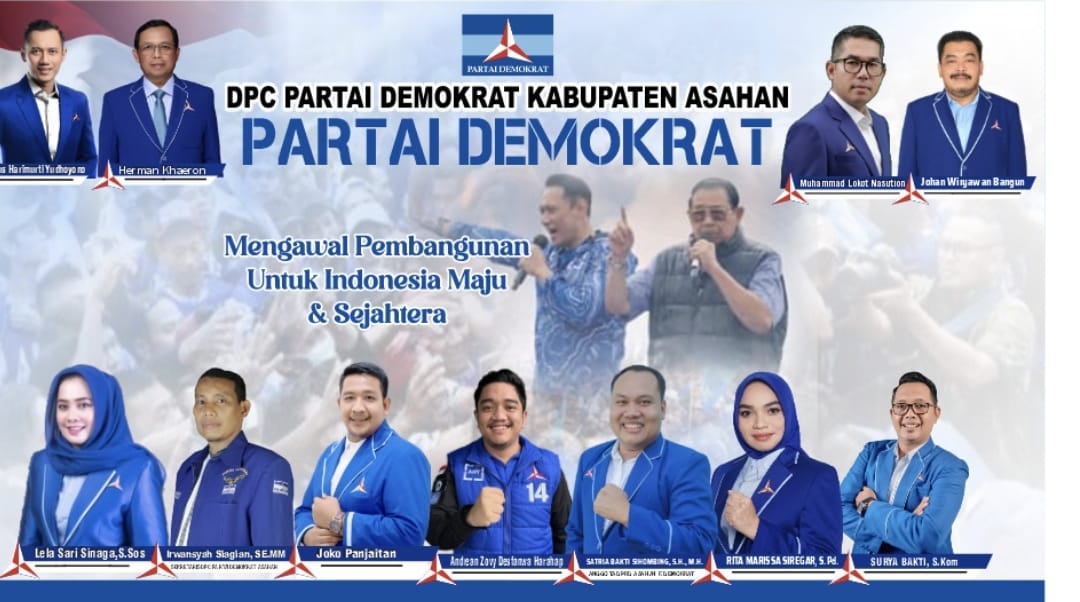 DPC Partai Demokrat Kabupaten Asahan membuka dua posko penerimaan bantuan peduli bencana alam korban banjir dan tanah longsor