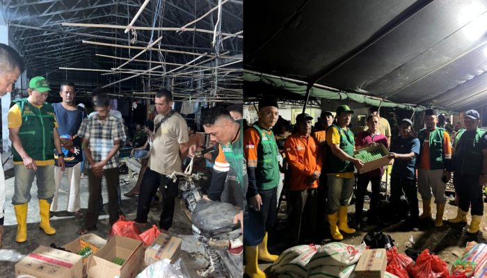 Baznas Tapsel Gerak Cepat Bantu Pengungsi Banjir di Posko Batu Hula Batang Toru