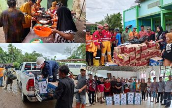 PTAR, pengelola Tambang Emas Martabe mendistribusikan berbagai bantuan mulai dari, makanan siap saji, sembako, air mineral, pakaian layak pakai, selimut, kebutuhan sanitasi, dan lainnya, untuk mendukung kenyamanan para pengungsi yang menjadi korban bencana alam banjir bandang dan longsor di Kecamatan Batang Toru