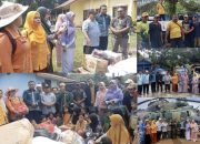 Para Kepala Sekolah, Guru, dan siswa se-Kecamatan Angkola Barat kompak menghimpun donasi dan menyalurkan bantuan kepada korban bencana alam banjir dan longsor di Kabupaten Tapsel
